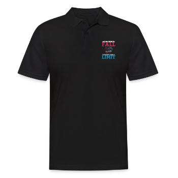 Those who do not fall are not driving to the limit - Men's Polo Shirt - black - Front - Kai (181cm)
