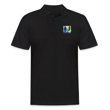 Amateurs de course à pied amusants Amateurs de jogging Coureurs - Polo Homme - noir - Devant - Kai (181cm)