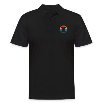 Koala Baby Retro Australia Marsupial - Men's Polo Shirt - black - Front - Kai (181cm)