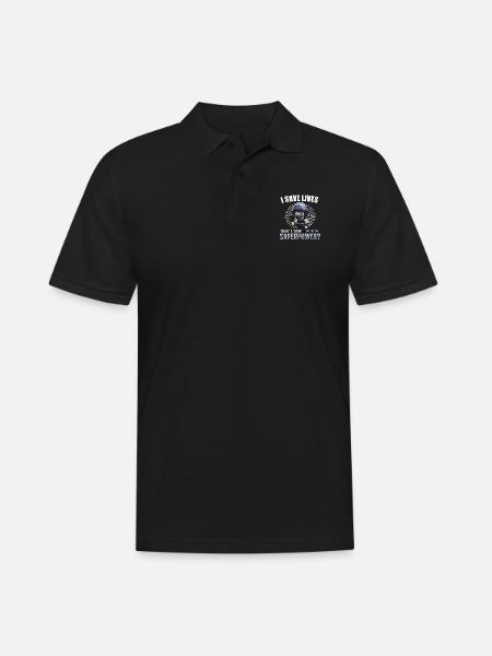 Police Cop Officer Police Office - Men's Polo Shirt - black