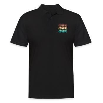 Chinese Martial Arts Chinese Boxing Sanshou - Männer Poloshirt - Schwarz - Vorne - Kai (181cm)
