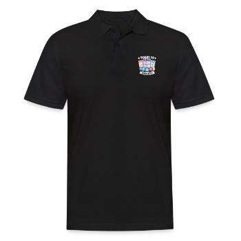 Bingo Jeu de cartes Grand-mère Bingo Joueur Bingo Cartes - Polo Homme - noir - Devant - Kai (181cm)