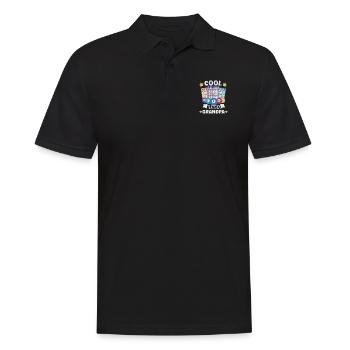 Bingo Jeu de cartes Grand-mère Bingo Joueur Bingo Cartes - Polo Homme - noir - Devant - Kai (181cm)