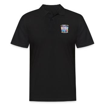 Bingo Jeu de cartes Grand-mère Bingo Joueur Bingo Cartes - Polo Homme - noir - Devant - Kai (181cm)