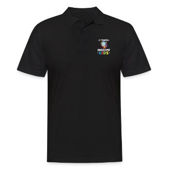 Sonderschullehrer Sped Teacher Inclusion - Männer Poloshirt - Schwarz - Vorne - Kai (181cm)