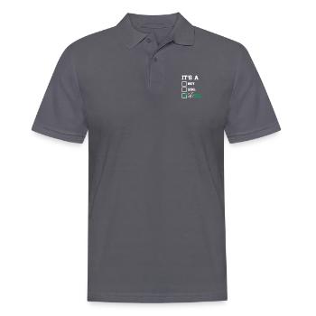 Organspender Nierenkrankheit Nierenspender Niere - Männer Poloshirt - Anthrazit - Vorne - Nico (186cm)