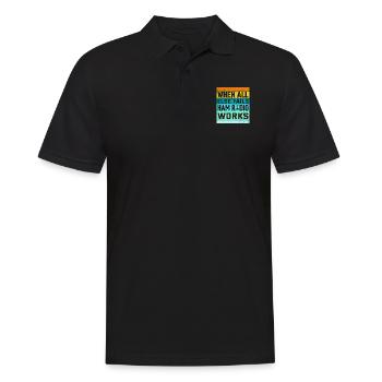 Funk Amateur Funker Funken Radio Hobby Cadeau - Polo Homme - noir - Devant - Kai (181cm)