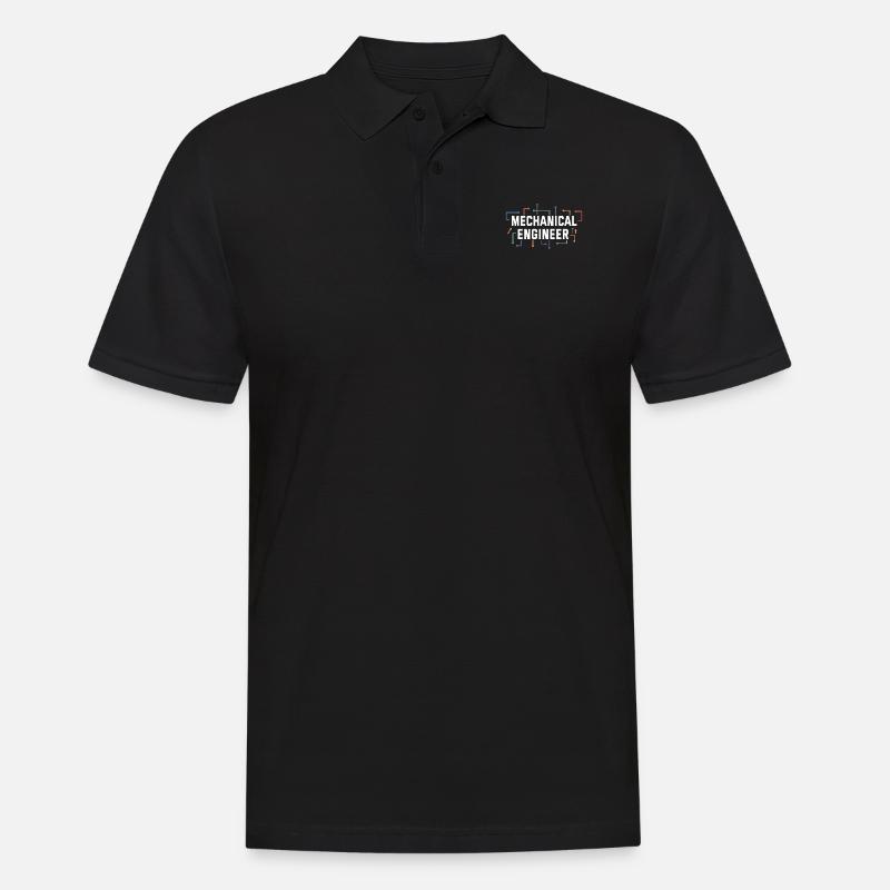 Mechanics Engineer Mechanical Engineering - Men's Polo Shirt - black