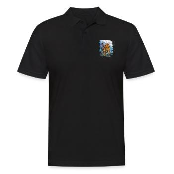 Japon Tiger Cherry Blossom Art japonais - Polo Homme - noir - Devant - Kai (181cm)