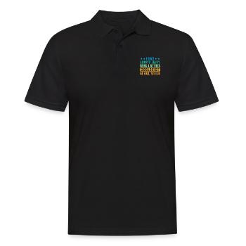 Zoologiste à la retraite Vintage Retirement Zookeeper - Polo Homme - noir - Devant - Kai (181cm)