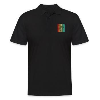 Idée cadeau pêcheur pêcheur - Polo Homme - noir - Devant - Kai (181cm)