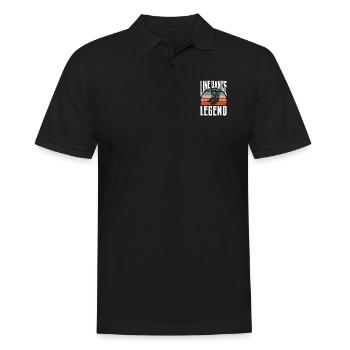 Rodéo Western Dancing Line Dance Cowboy - Polo Homme - noir - Devant - Kai (181cm)