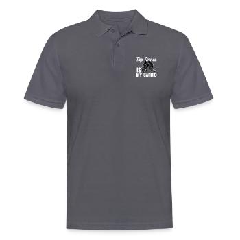 Stepptanzlehrer Wertschätzung für weibliche Mädchen - Männer Poloshirt - Anthrazit - Vorne - Nico (186cm)