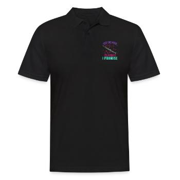 Joueur de clarinette pour fille Femmes Fille Drôle - Polo Homme - noir - Devant - Kai (181cm)