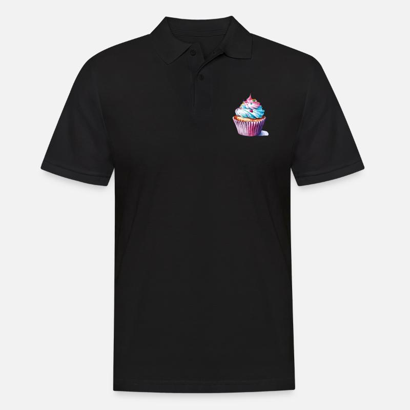 cupcake 2 2 - Männer Poloshirt - Schwarz