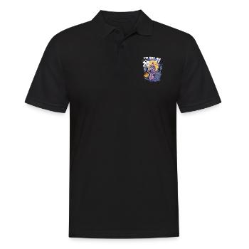 Zombie Finger 21. Geburtstag - Gruseliger Spaß für - Männer Poloshirt - Schwarz - Vorne - Kai (181cm)