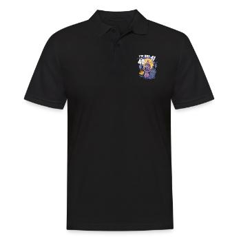 Zombie Finger 41. Geburtstag - Gruseliger Spaß für - Männer Poloshirt - Schwarz - Vorne - Kai (181cm)