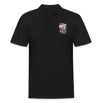 42. Geburtstag Zombie - 41 + Zombie Finger für - Männer Poloshirt - Schwarz - Vorne - Kai (181cm)