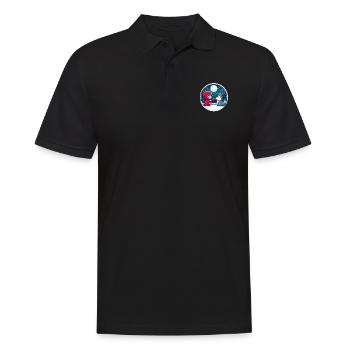 Conte de fées Petit Chaperon Rouge Loup Enfants Coeur Lune Mignon - Polo Homme - noir - Devant - Kai (181cm)