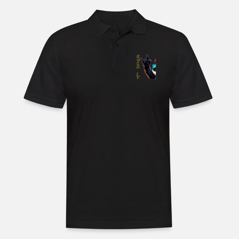 SPACCA - Polo da uomo - nero