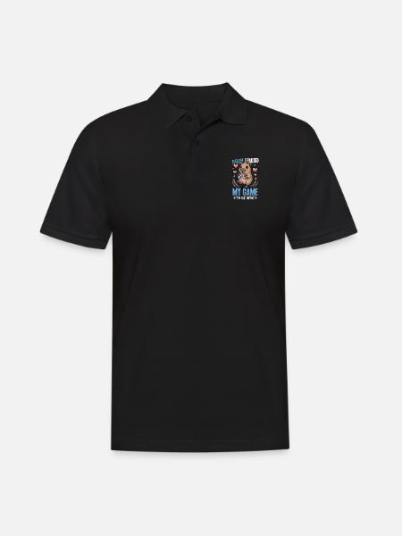 Capybara Gamer Gaming - Men's Polo Shirt - black