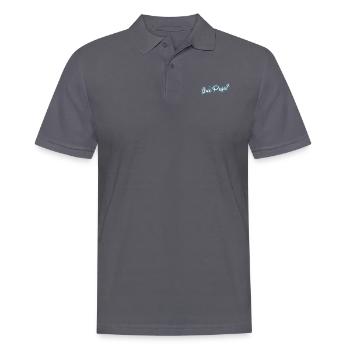 Que Pasa ? Phrase espagnole Espagne - Polo Homme - charbon - Devant - Nico (186cm)