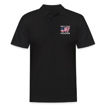 CHOISISSEZ VOTRE INSTRUMENT DE MUSIQUE DE GUITARE - Polo Homme - noir - Devant - Kai (181cm)