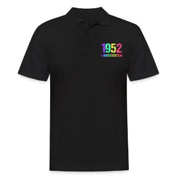 1952 Limited Edition Vintage 52 Retro Vintage - Men's Polo Shirt - black - Front - Kai (181cm)