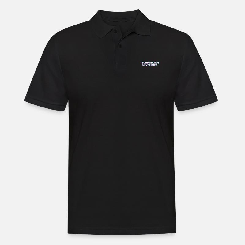 Technoblade Never dies - Men's Polo Shirt - black