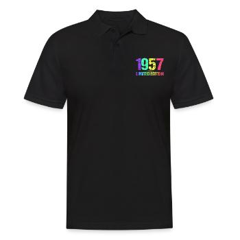 1957 Limited Edition Vintage 57 retro vintage - Men's Polo Shirt - black - Front - Kai (181cm)