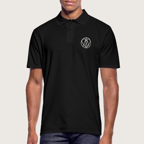 logo weiss 1 - Männer Poloshirt