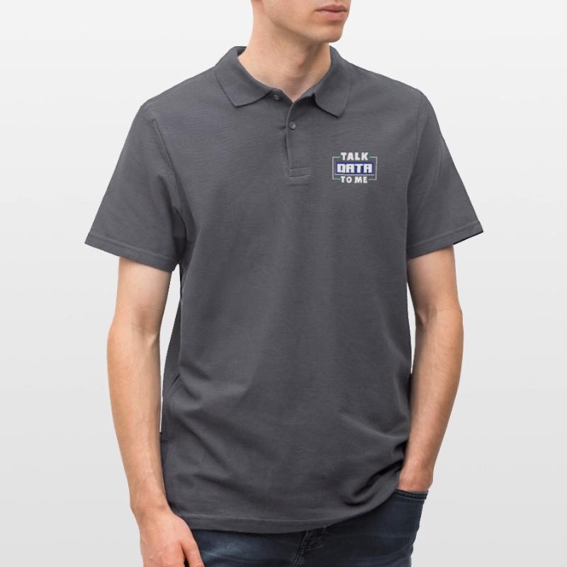Data Analytics Data Engineering Talk to Men's Polo Shirt