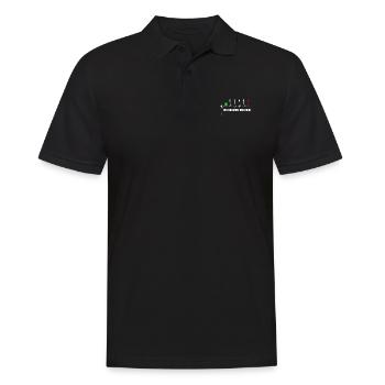 Motorcycle Heartbeat Du Verstehst Das Nicht - Männer Poloshirt - Schwarz - Vorne - Kai (181cm)
