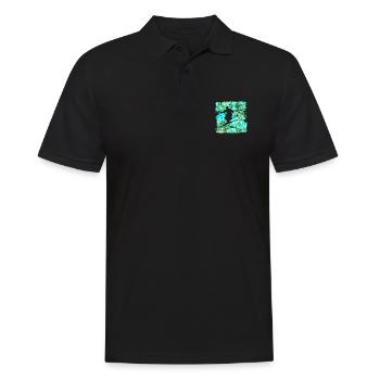 Skier E 248 - Men's Polo Shirt - black - Front - Kai (181cm)