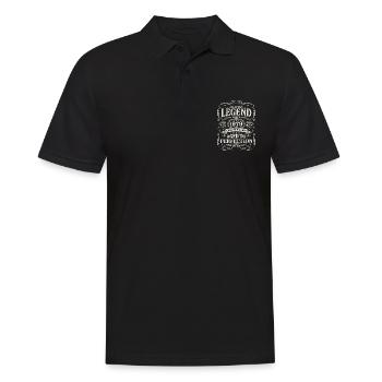 Né en 1979 Légende vivante depuis 1979 - Polo Homme - noir - Devant - Kai (181cm)