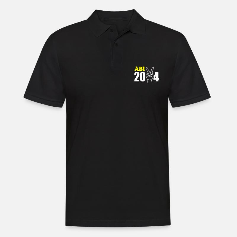 Abi 2024 - Männer Poloshirt - Schwarz