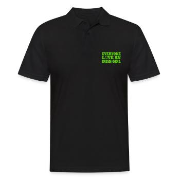 st patricks day - Men's Polo Shirt - black - Front - Kai (181cm)