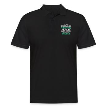 J'ai juste besoin de jouer au volley - Polo Homme - noir - Devant - Kai (181cm)