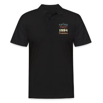 Mai 1994 Geburtstag Mai 1994 Geschenk Mai 1994 - Männer Poloshirt - Schwarz - Vorne - Kai (181cm)