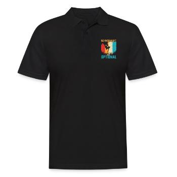Bouldern Kletterhallen Klettern Humor Boulderer - Männer Poloshirt - Schwarz - Vorne - Kai (181cm)