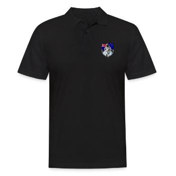 drapeau Australie dans l'espace des astronautes cadeau - Polo Homme - noir - Devant - Kai (181cm)