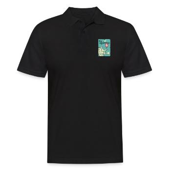 The Universe is Calling Geschenkidee - Polo Homme - noir - Devant - Kai (181cm)