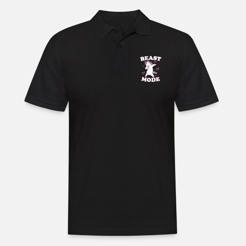 Biest Modus - Männer Poloshirt - Schwarz