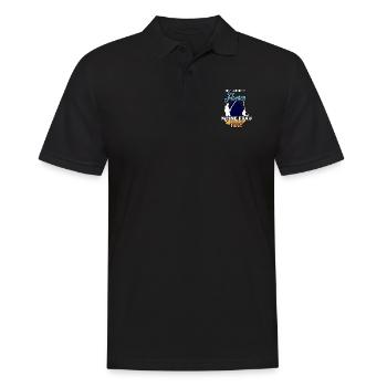 Fishing Angling Fish Fisher Fisherman Angler Gift - Men's Polo Shirt - black - Front - Kai (181cm)