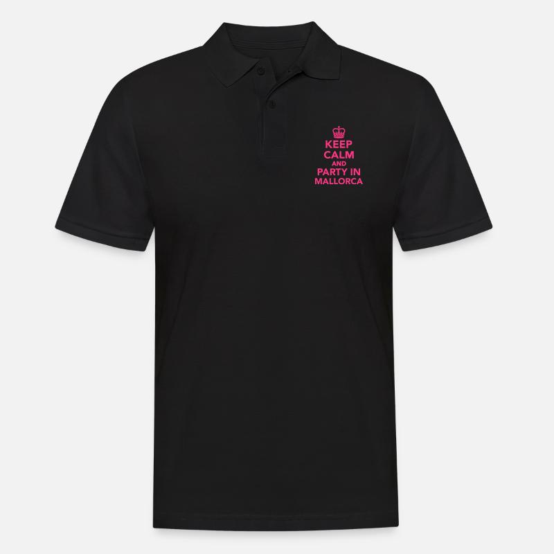 Mallorca - Männer Poloshirt - Schwarz