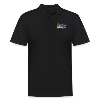 Cool Neon Alligator DJ - Men's Polo Shirt - black - Front - Kai (181cm)