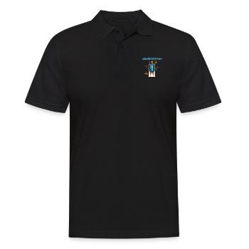 How Rockets Fly Luft Raumfahrt Technik Ingenieur - Männer Poloshirt - Schwarz - Vorne - Kai (181cm)