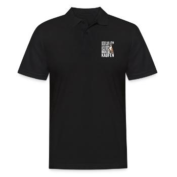 Deutscher Boxer Hundehalter Geschenk - Männer Poloshirt - Schwarz - Vorne - Kai (181cm)