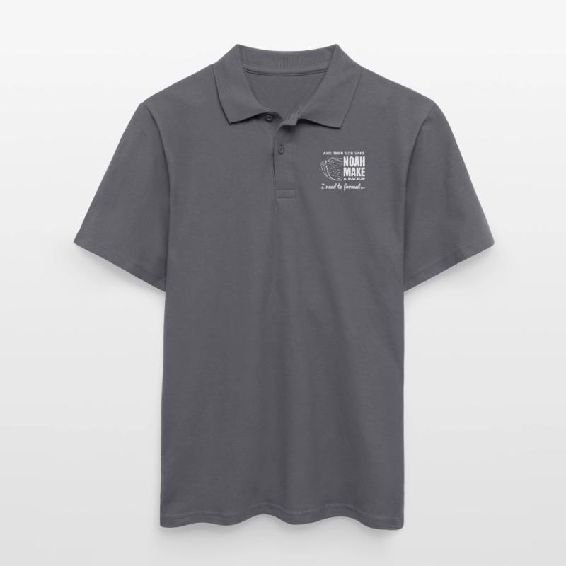 Christian Programmer Data Science Coder Jesus Männer Poloshirt