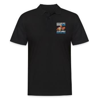 Maurer Maurermeister Polier Handwerker Spruch - Männer Poloshirt - Schwarz - Vorne - Kai (181cm)
